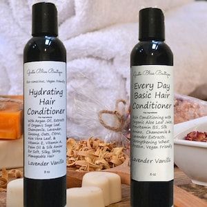 Hydrating Hair Conditioner: Soft Manageable Hair Argan & Sulfate-Free 8 oz Scented or Non