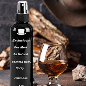 Body Spray For Men Moisturizing With Natural Botanical Extracts 2oz/4oz Mens Scents