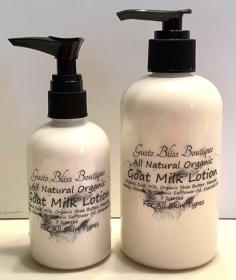 Goat Milk Moisturizing Lotion Organic Natural Pure Goat Milk Etsy