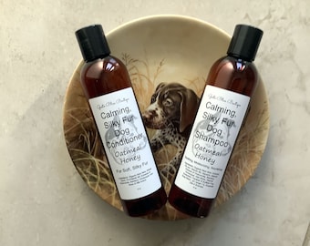 Dog Pet Shampoo and Conditioner Cleansing and Moisturizing For Dogs of All Ages Scented or Nonscented 8 oz bottles Sold Separately or Set