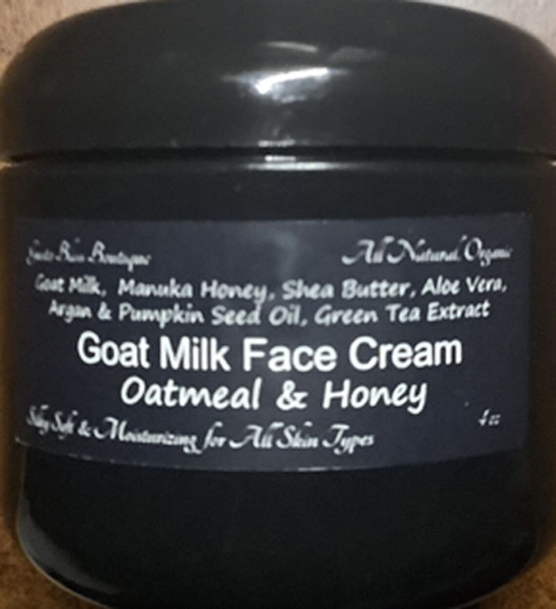 Goat Milk Face Cream Super Moisturizing Antiaging Creamy Etsy