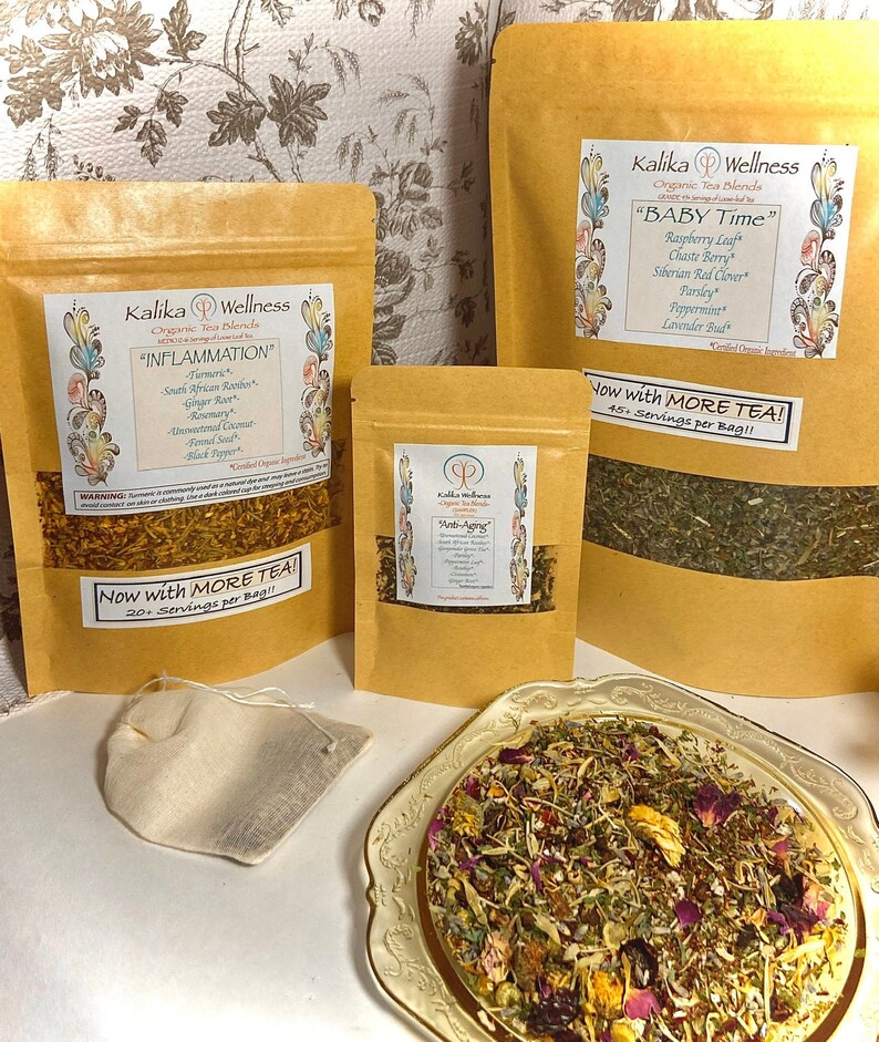ACNE Organic Herbal Tea Healthy Bulk Loose Leaf Tea Blend to Etsy