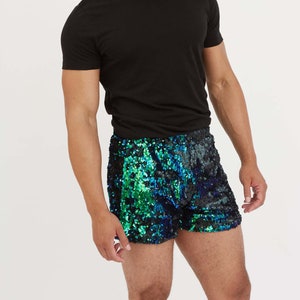 Mens sequin hot pants clearance