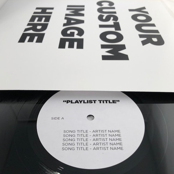 Custom 10" Vinyl Record with Custom Record Jacket & Center Labels Included