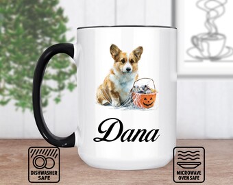 Corgi Mug With Cute Design - Personalized Mug For Dog Lovers, Custom Gift For Corgi Owners, Unique Pet Lover Present, Coffee Tea