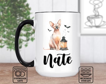Sphynx Cat Mug For Cat Lovers - Custom Gift For Pet Owners - Personalized Mug With Unique Design - Perfect For Birthdays And Holidays