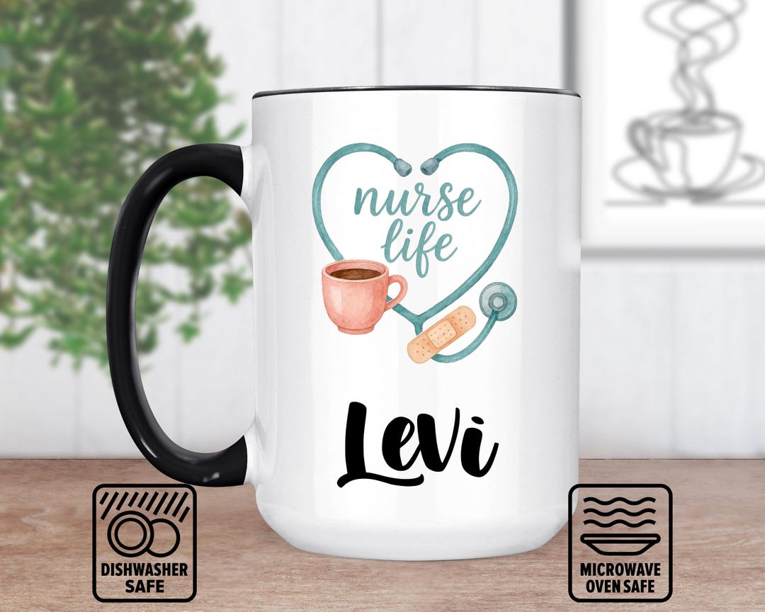 MUGFFINS Tazza Originale Per Infermieri - Ceramica 350ml - Regalo Divertente Per Lauree O Concorsi - 3