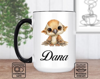 Baby Griffin Mug - Custom Fantasy Creature Design, Personalized Mug Gift For Mythical Animal Lovers, Unique Baby Shower Or Birthday
