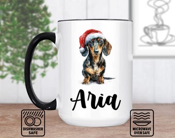 Dachshund Mug - Custom Gift For Dog Lovers, Personalized Mug With Cute Sausage Dog Design, Unique Present For Dachshund Owners