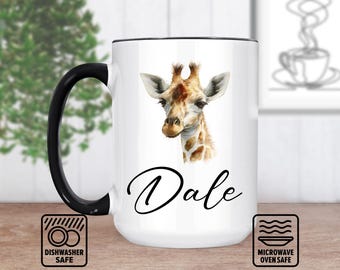 Dipinto a mano in ceramica Animal Coffee mug – lively Grazing