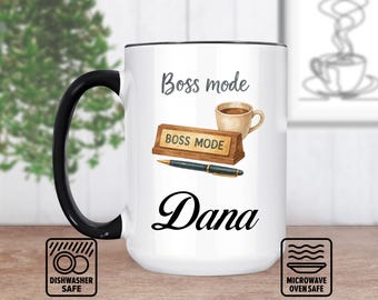 Boss Mug For The Ultimate Leader - Personalized Mug With Custom Name Or Message, Perfect Gift For Boss Appreciation, Office Decor, Or