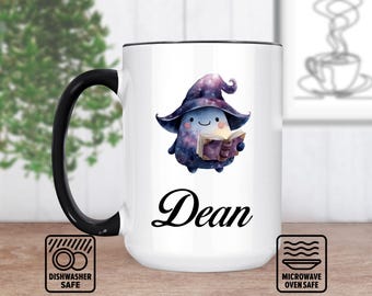 Friendly Witch Mug With Custom Name | Personalized Mug For Halloween | Unique Gift For Witch Lovers | Spooky Season Coffee Tea Mug