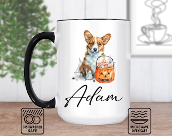 Corgi Mug For Dog Lovers - Custom Gift For Pet Owners - Personalized Mug With Cute Corgi Design - Unique Present For Corgi Enthusiasts