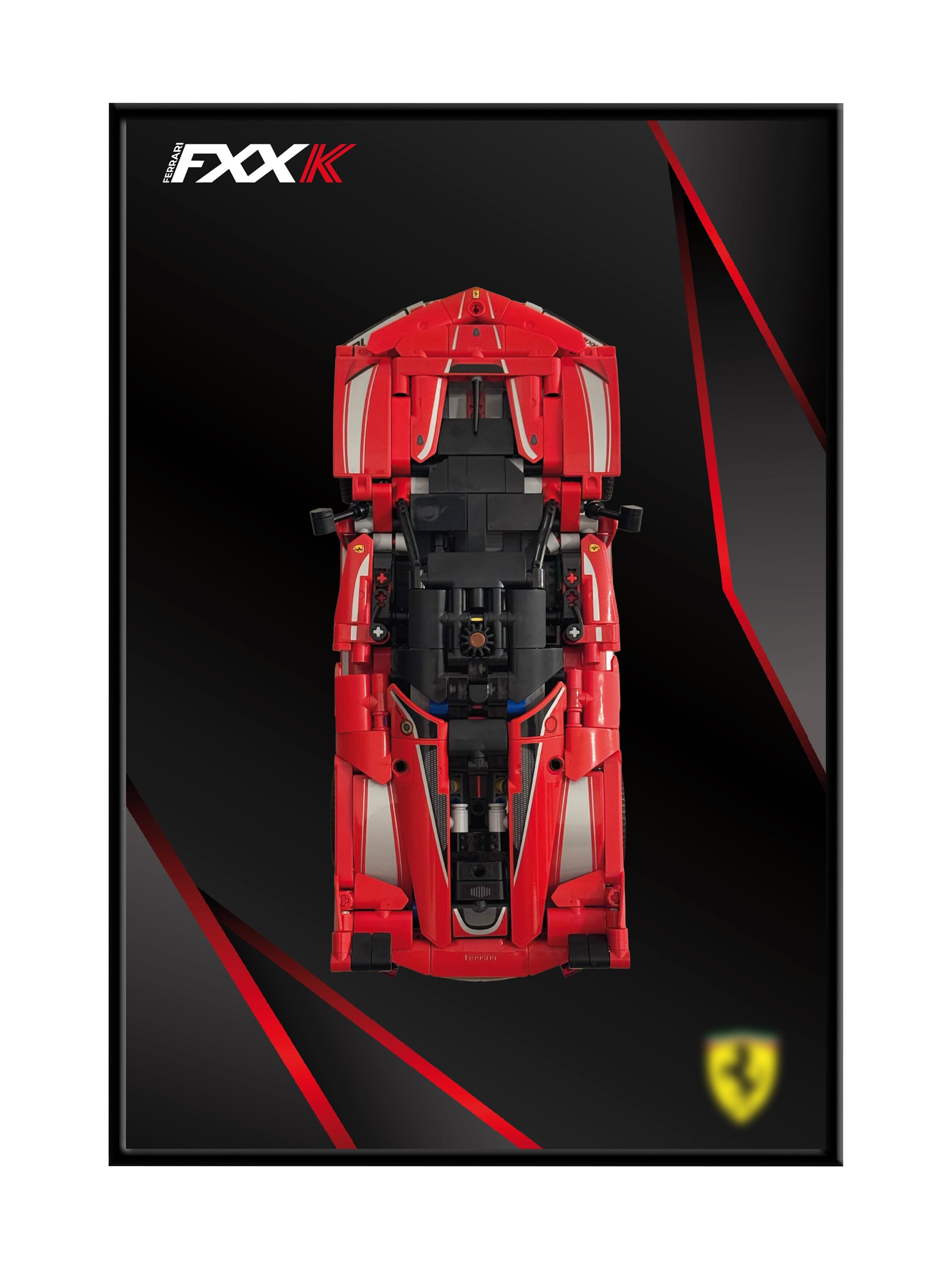 LEGO® テクニック フェラーリ FXX K (42212) 用アルミニウム壁掛け