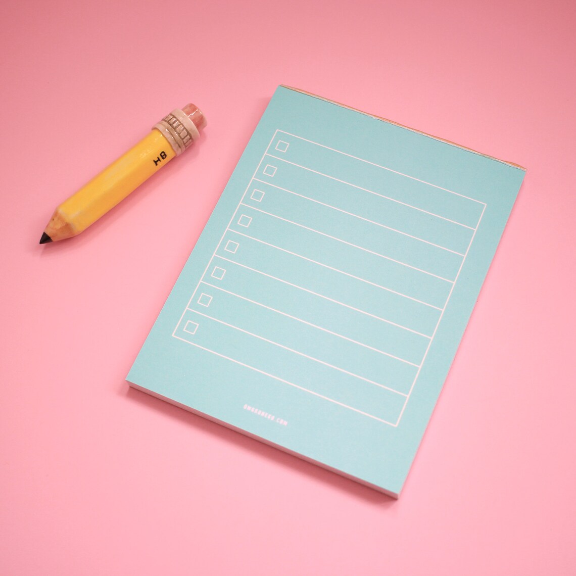 Cute Stationery Notepads Lined Checklist to Do List Etsy