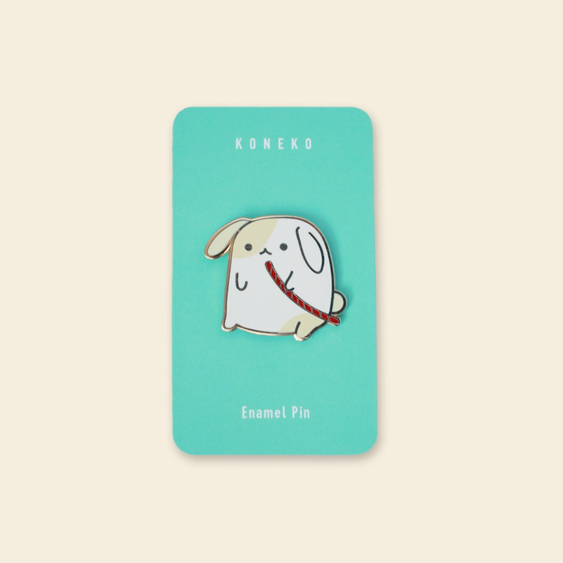 Kawaii Bunny Rabbit Enamel Pin Cute Enamel Lapel Pin Etsy