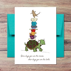 Thinking Of You Card, Encouragement Card, Sympathy Card, Self-Care Card, Coworker Card
