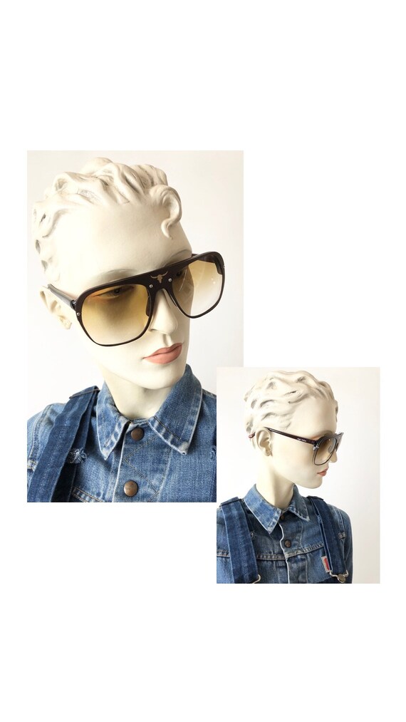 1970s/1980s Vintage Sergio Valente sunglasses//Vin