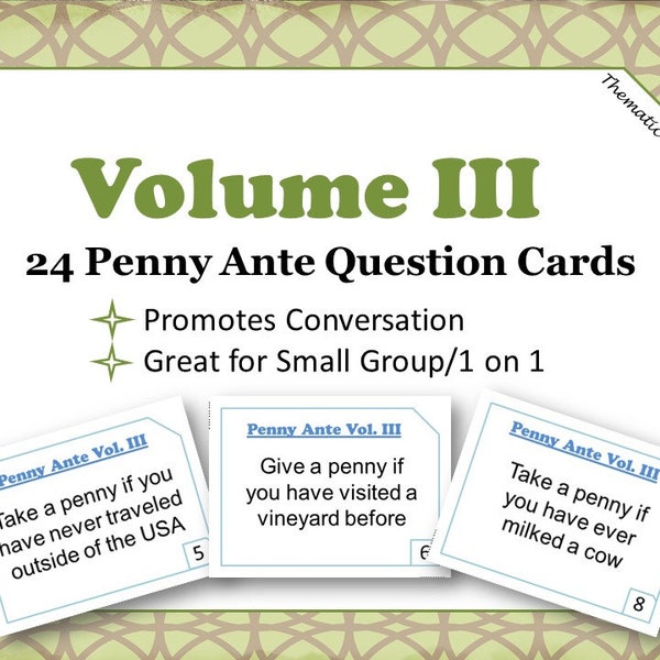Penny Anti Trivia Game - Etsy