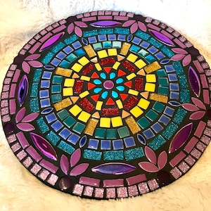 Rainbow Mosaic Mandala