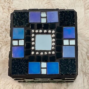 Small Mosaic Color Block Cube - Etsy