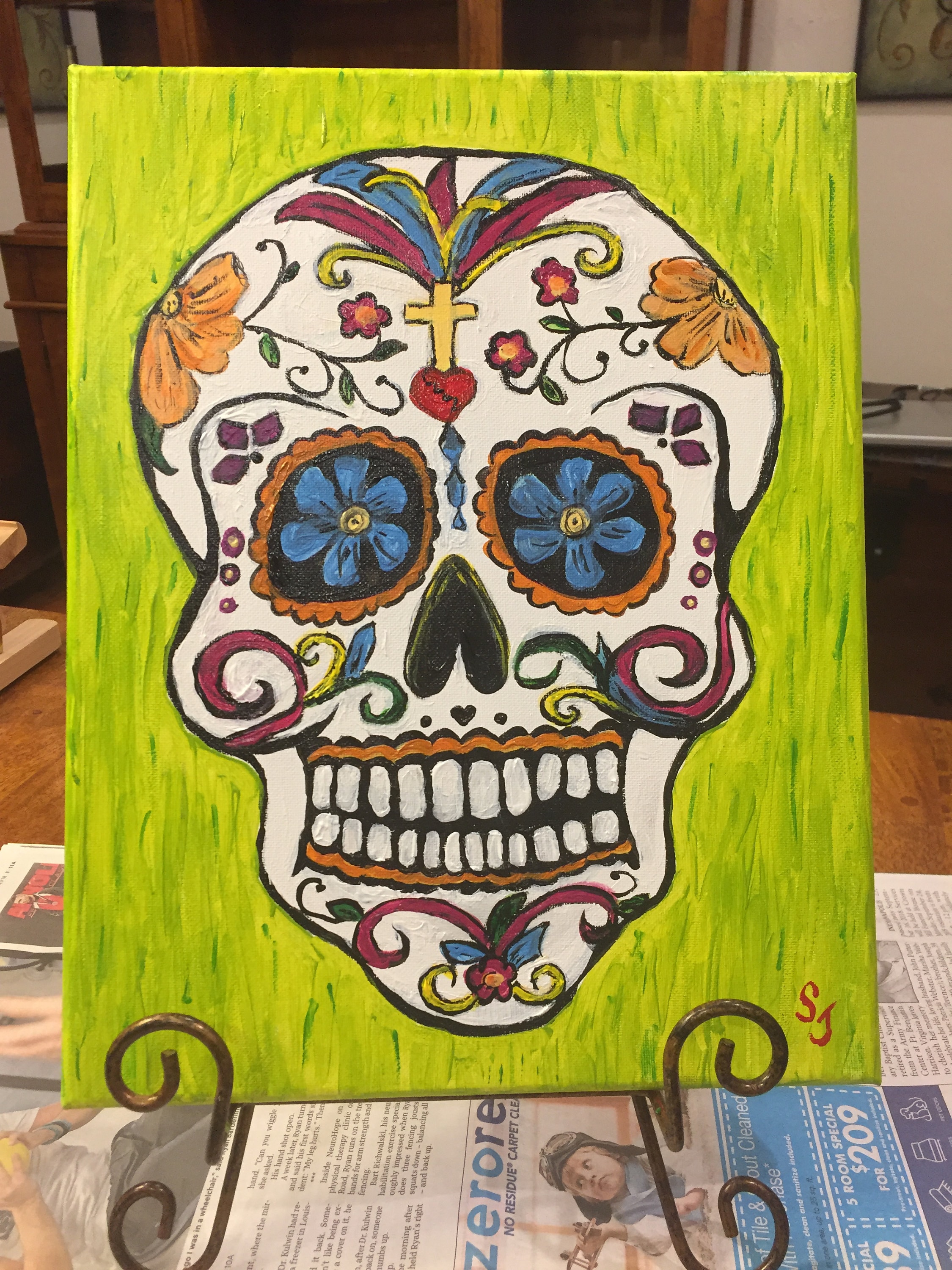 sugar-skull-canvas