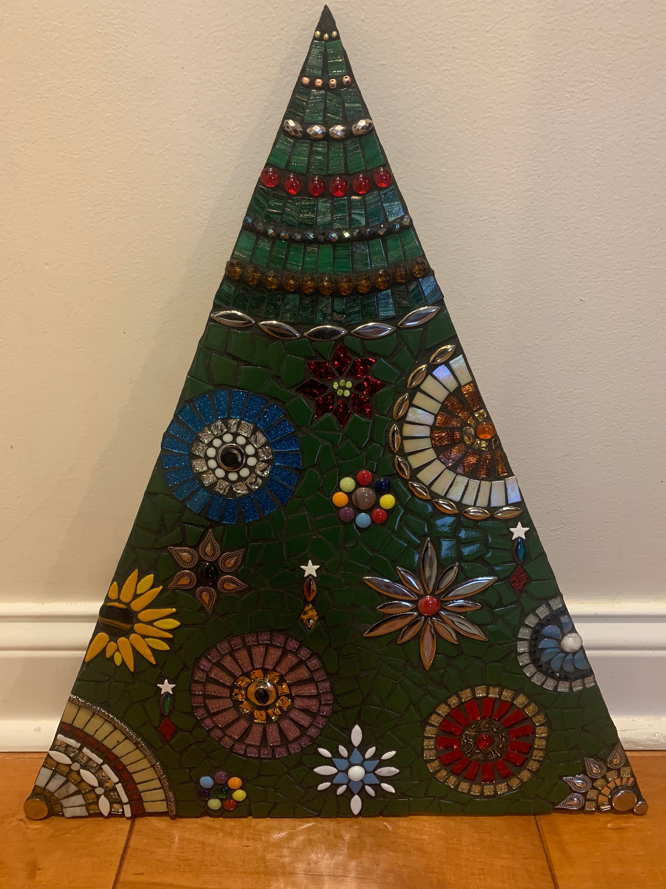 Mosaic Christmas tree | Etsy