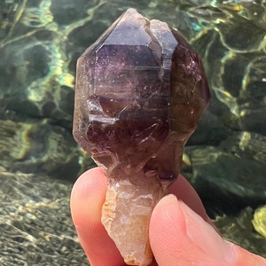 Glorious Amethyst Scepter Crystal • 50 Grams • From Chibuku Zimbabwe Rare Purple Royal Scepter Quartz