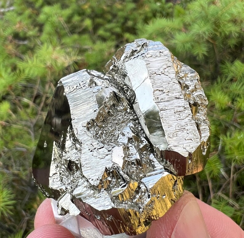 Exceptional Large Pyrite Pyramid Cluster From Peru •14 Pound 130 