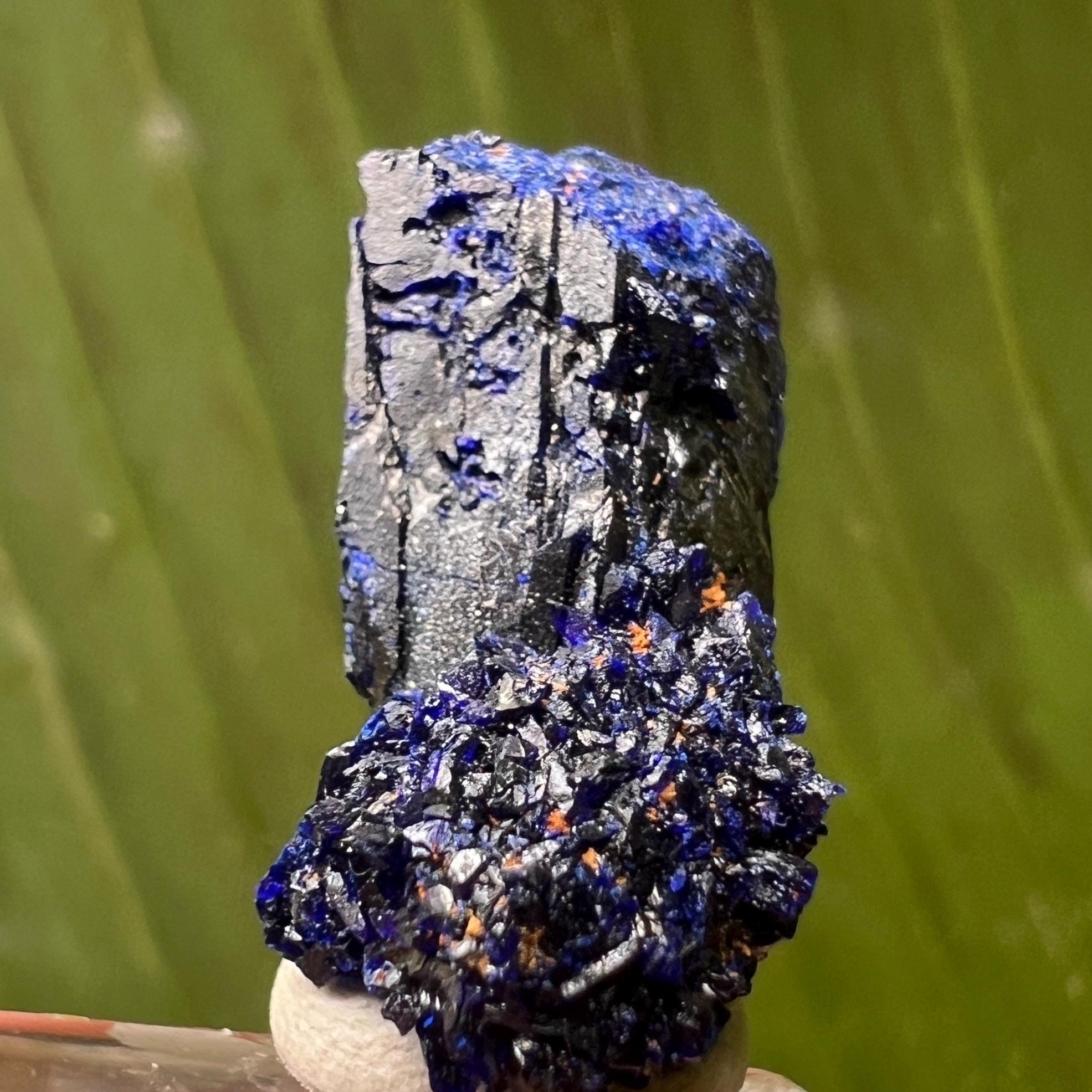 Gemmy Azurite Crystal Cluster From Touissit Morocco • 4 Grams