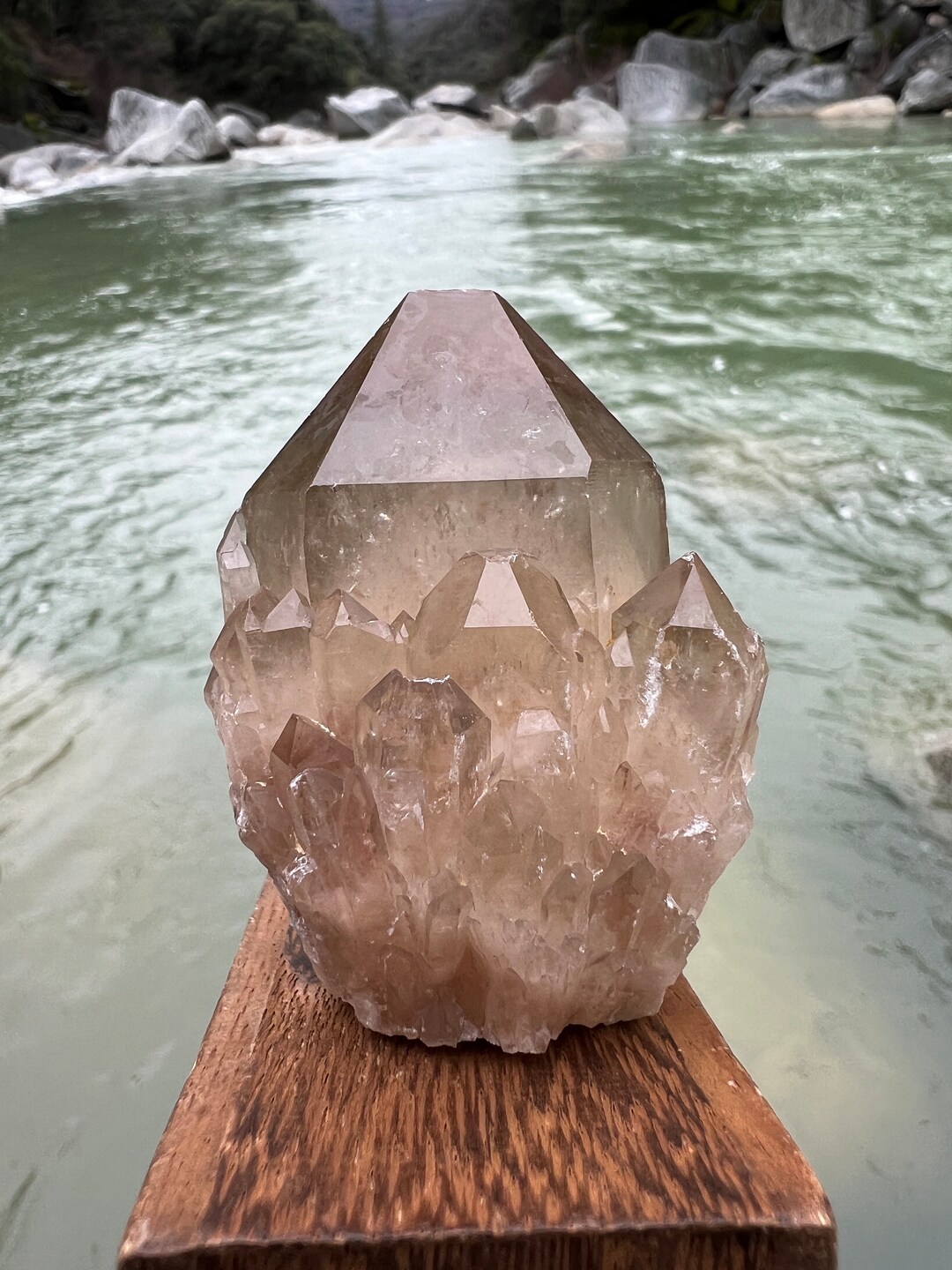 Big Mama Self Standing NATURAL Golden Kundalini Citrine Crystal 155