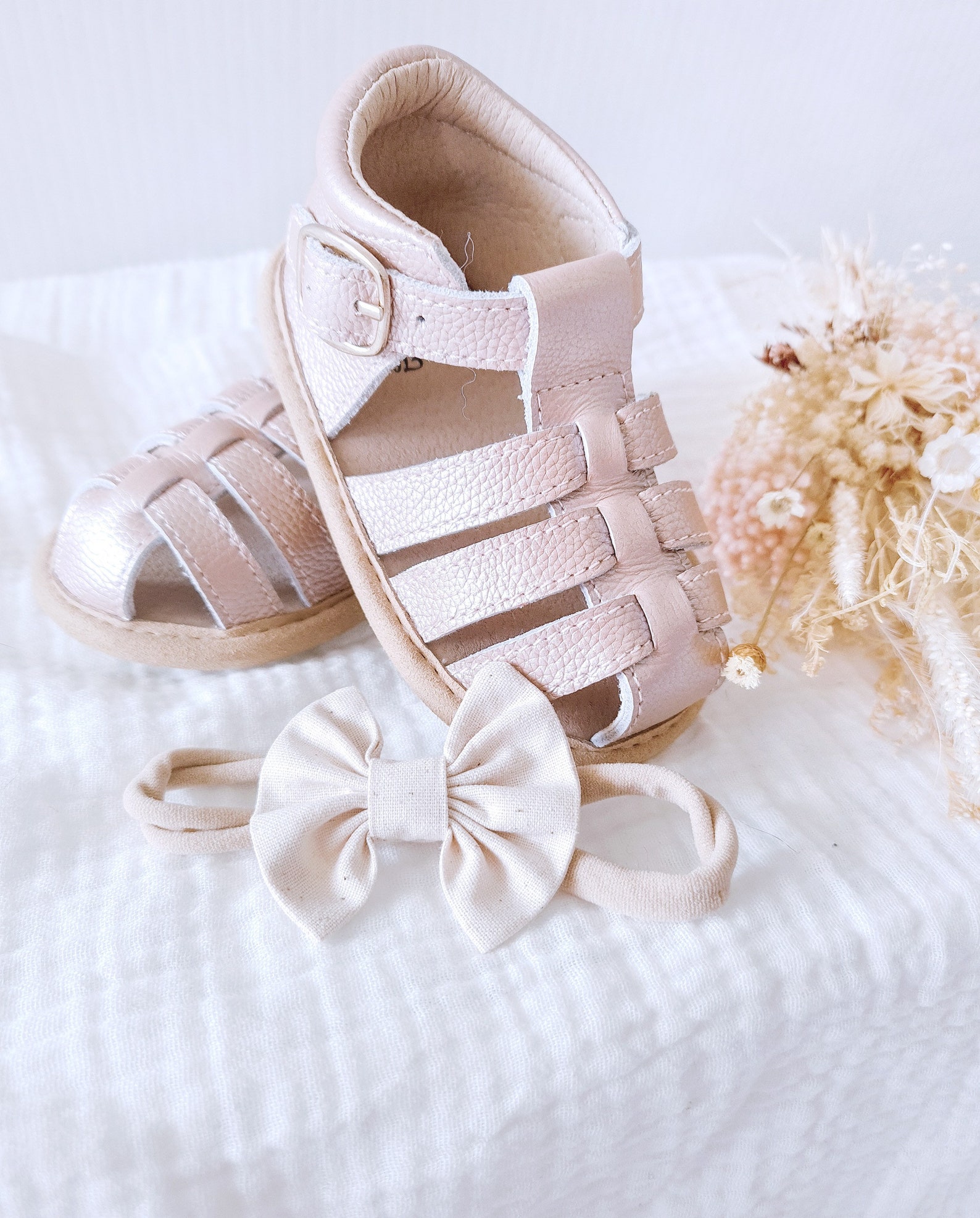 BABY SHOES Sizes 310/ Baby Shoes Leather Sandal blush Pink/ Etsy