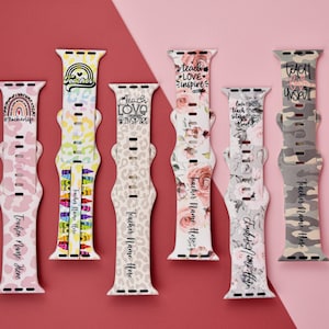 Teacher Personalized Apple Watch Band Fitbit Samsung Garmin