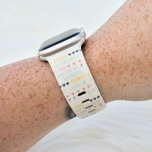 Waymaker Religious Silicone Watch Band compatible with Apple Watch