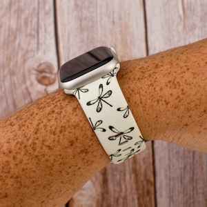 Dragonfly Silicone Watch Band compatible with Apple Watch