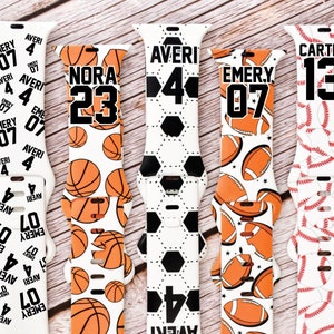 Custom Sports Personalized Apple Watch Band Fitbit Samsung Garmin