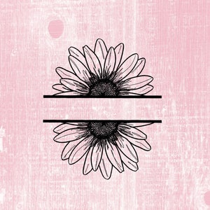 Daisy Floral Border SVG