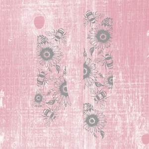 Sonnenblumen Bienenuhr SVG