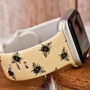 Bumble Bee Silicone Watch Band compatible with Apple Watch