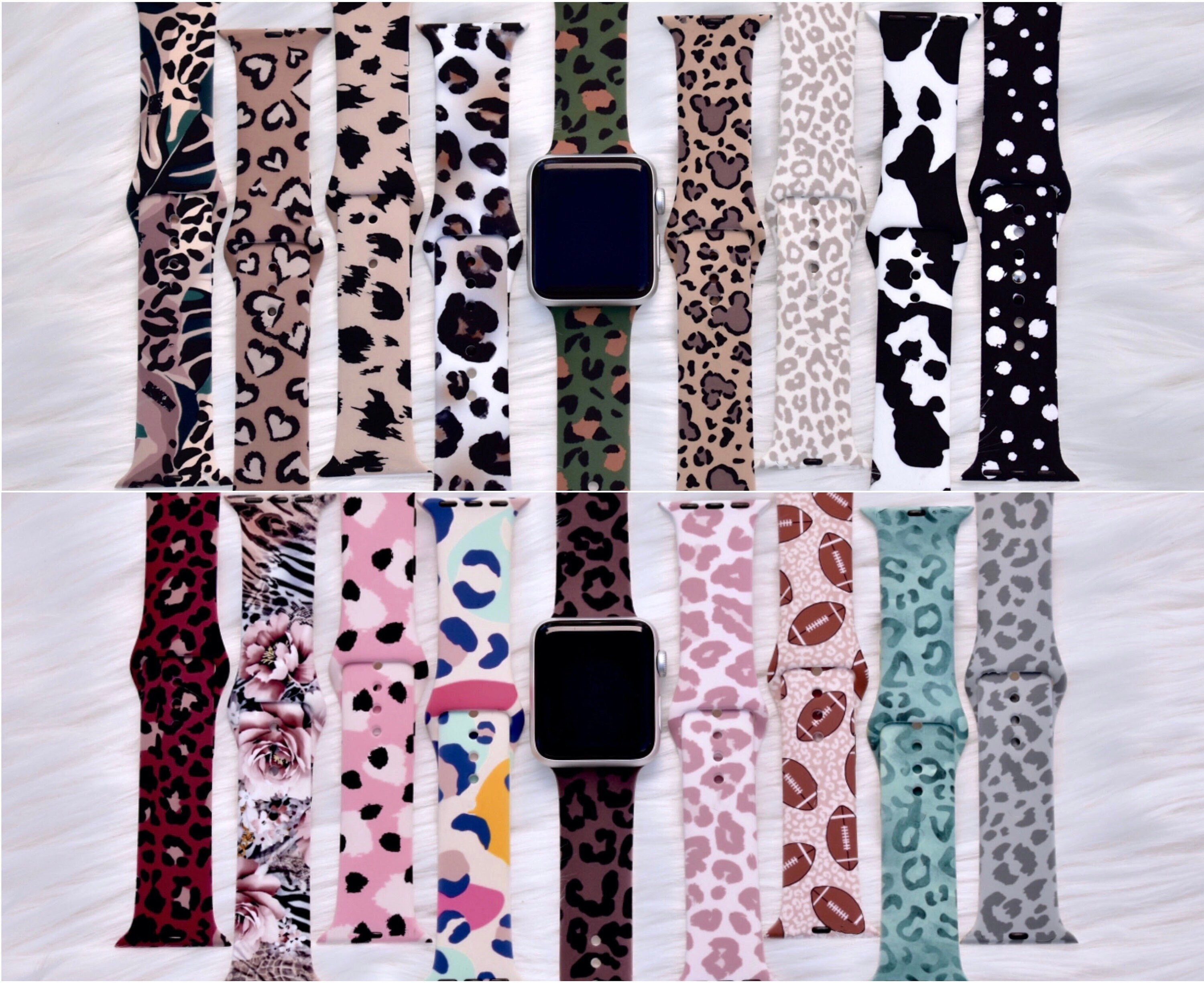 The Leopard Collection Silicone Watch Band