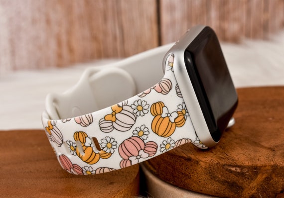 Fall Pumpkin Silicone Watch Band Compatible With Apple Watch Fitbit Samsung Garmin Etsy Canada