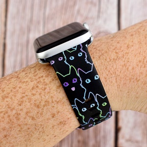 Black Cat Apple Watch Band Black Cat Apple Watch Band