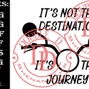 It&#39;s Not The Destination, It&#39;s The Journey Motorcycle, Biker digital file, PNG, SVG, dxf, eps, pdf, jpg cutting file Cricut Silhouette