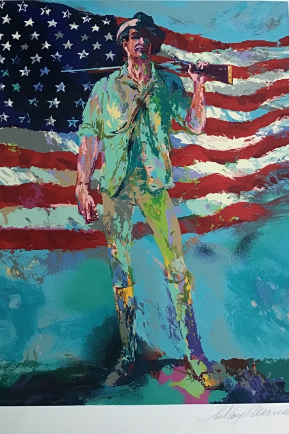 LeROY NEIMAN PROMOTIONAL PICTURE RENDEZVOUS A LA CORVETTE