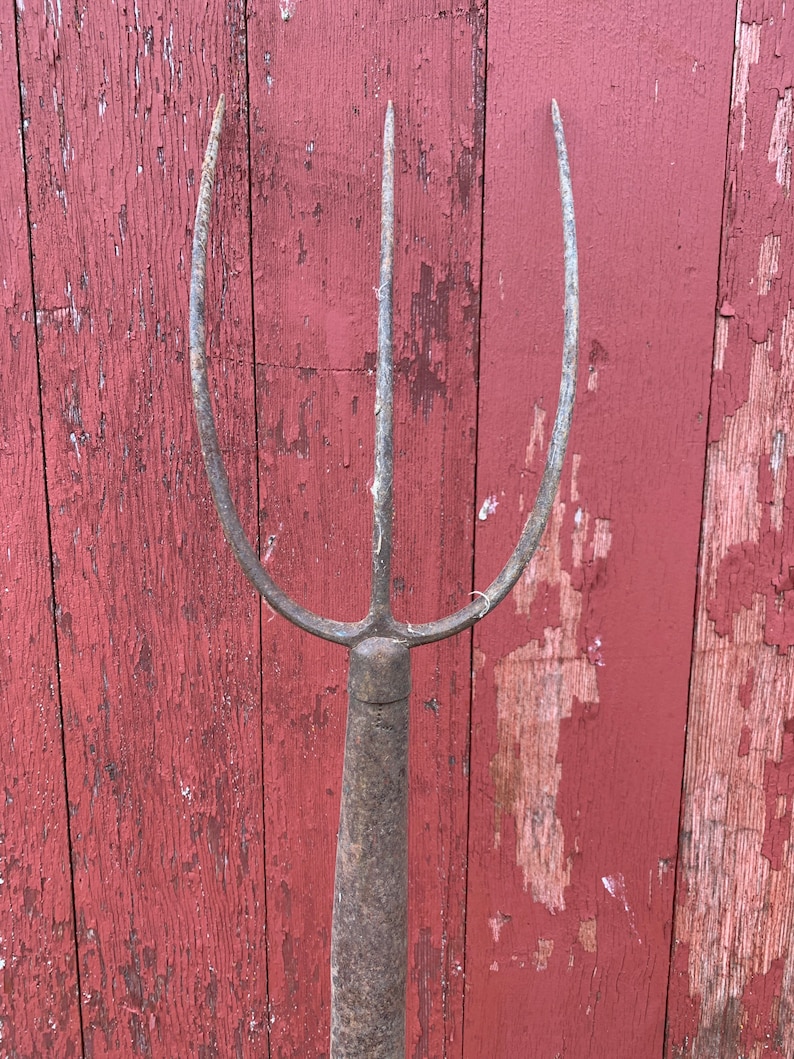 Antique pitchfork Etsy