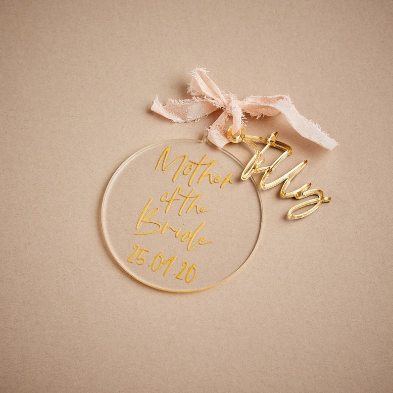 Personalised Wedding Hanger Charms
