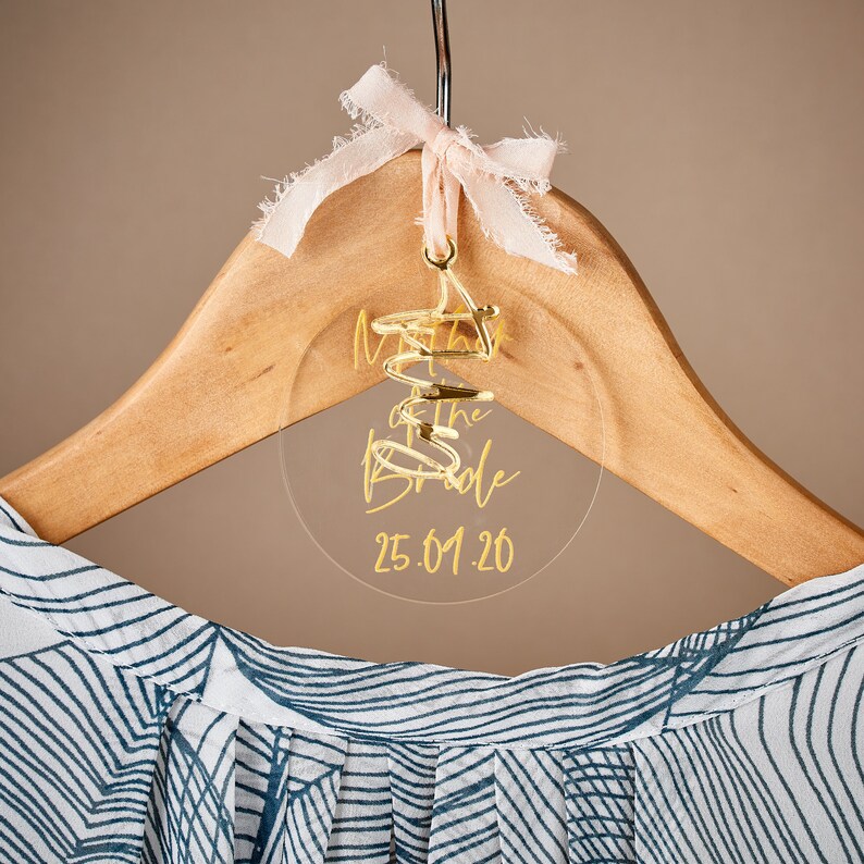 Personalised Wedding Hanger Charms