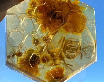 Pure revived soap (glycerian honey chamomile)