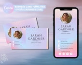 Unique Business Card Template | Digital Business Card Template | Sarah Gardner |
