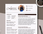 Liana | 1 page resume | CV Resume Template (including Cover Letter & References)